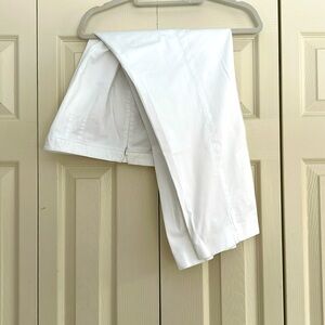 Cute white tailored Talbots pants size 12